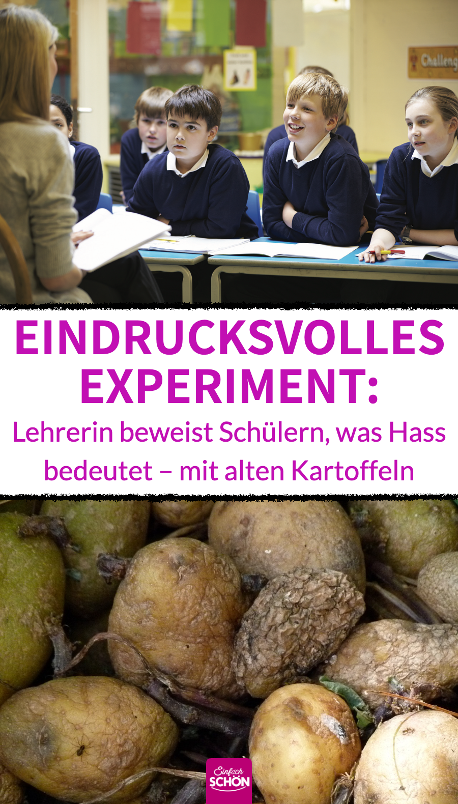 Experiment: Lehrerin beweist Schülern, was Hass bedeutet