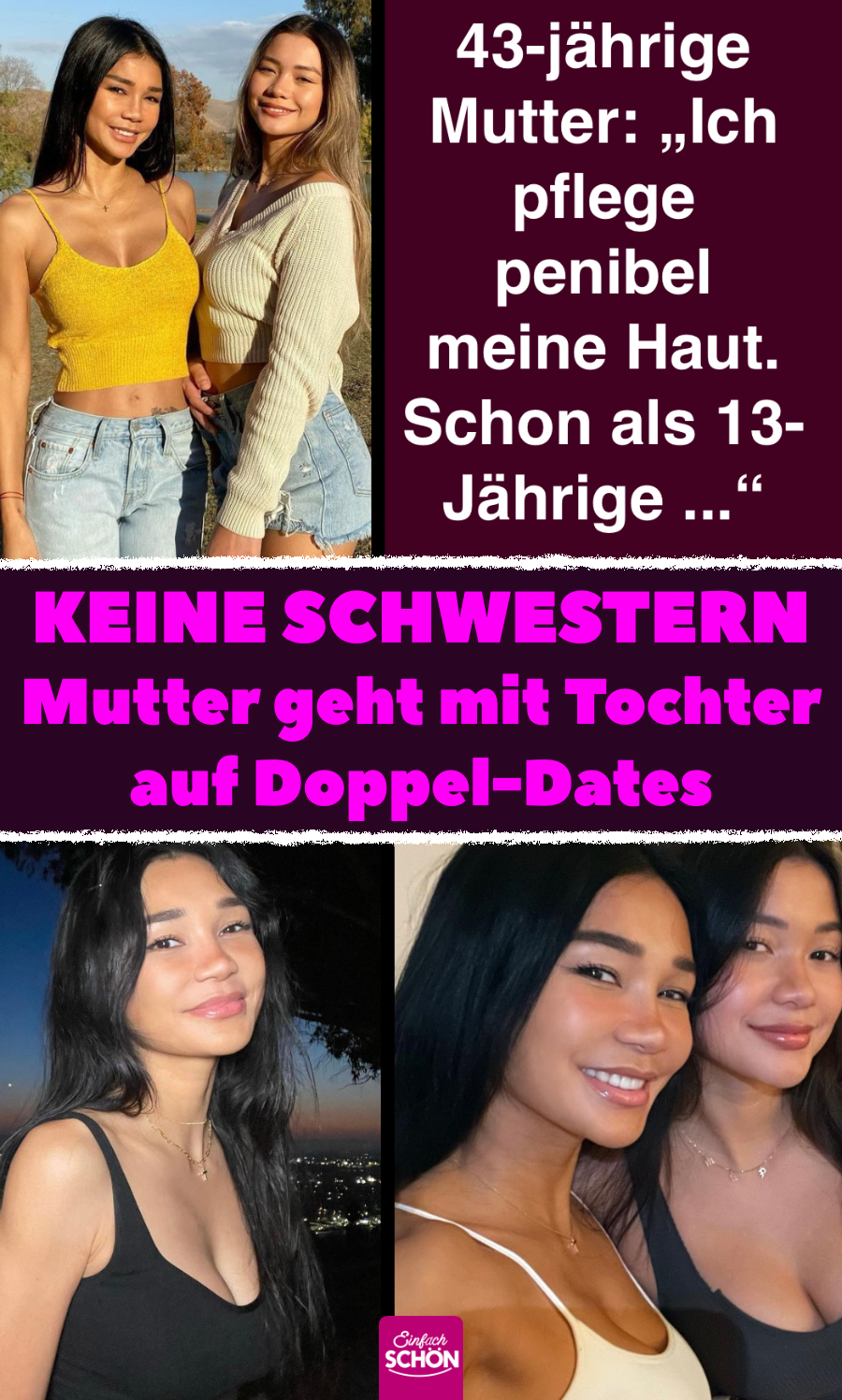 Joleen und Meilani sehen aus wie Schwestern