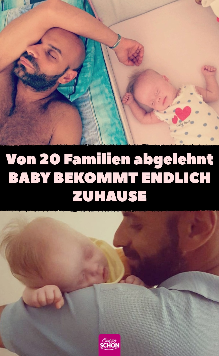 Von 20 Familien abgelehnt: Baby bekommt endlich Zuhause