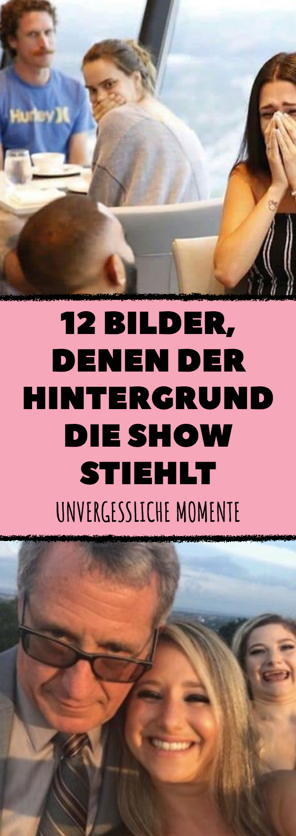 12 Bilder, denen der Hintergrund die Show stiehlt