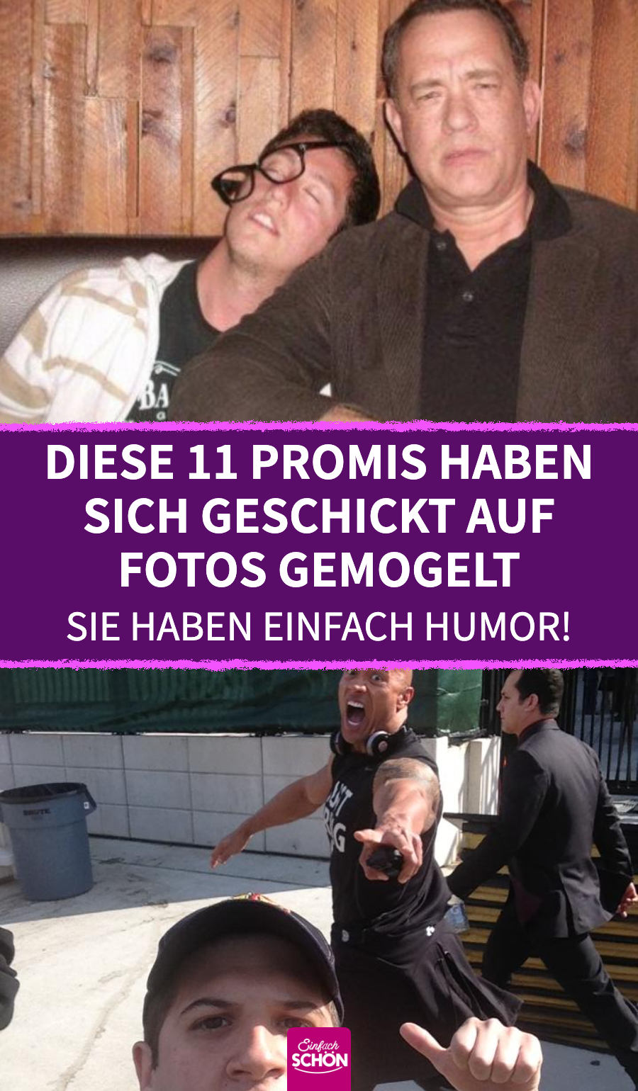 Photobomber: 11 Promis, die sich auf Selfies mogeln