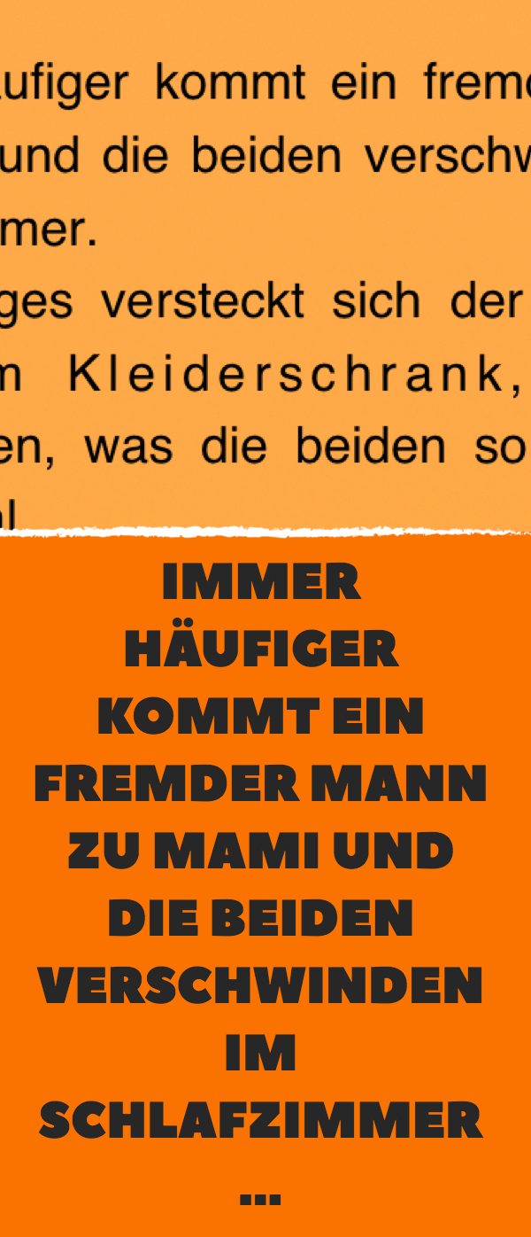 Witz des Tages: Sohn erwischt Liebhaber von Mutter