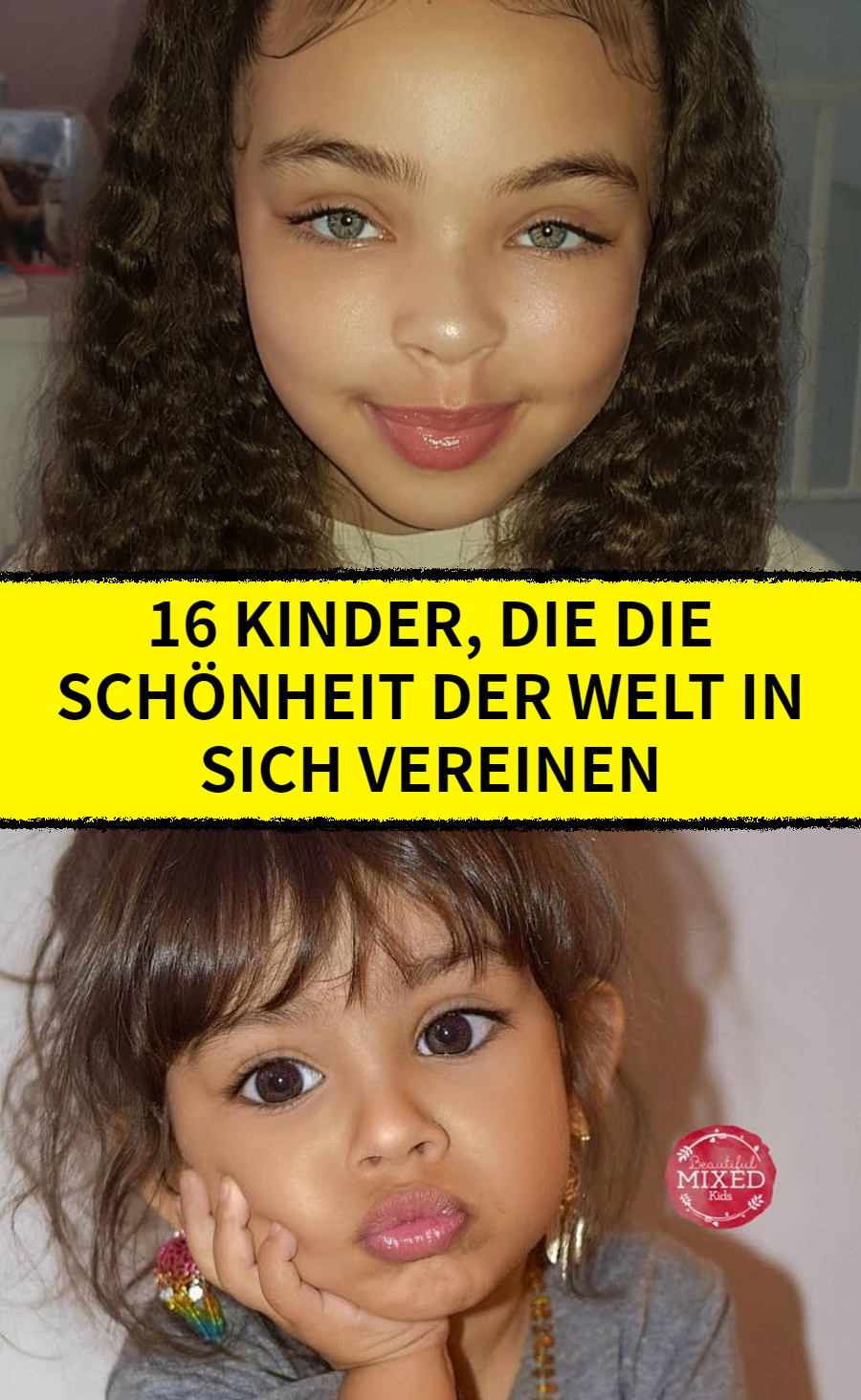 15 Kinder, die Vorfahren aus aller Welt haben