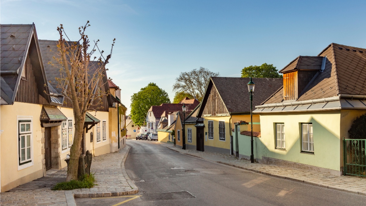 Ein kleines Dorf.