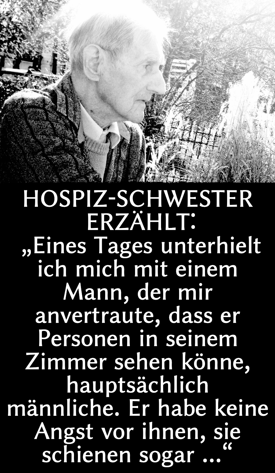 Hospiz-Schwester Gabrielle Jimenez erzählt von Patienten