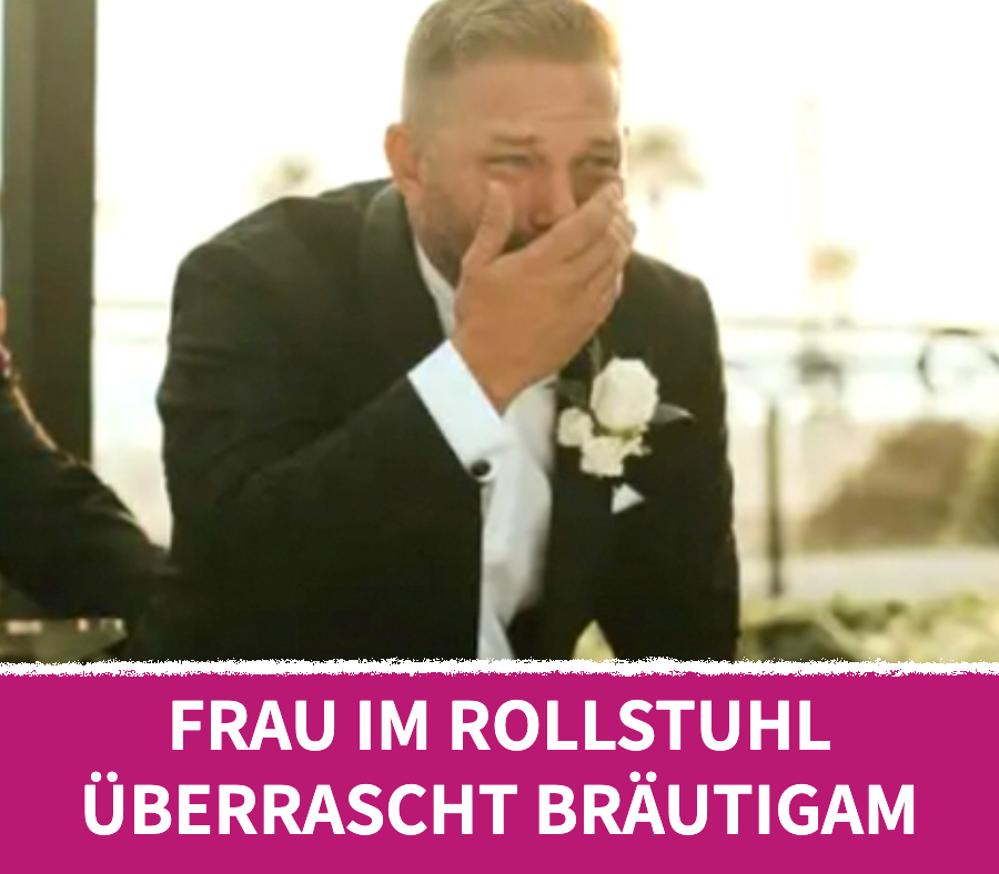 Chelsie Hill überrascht ihren Bräutigam auf der Hochzeit