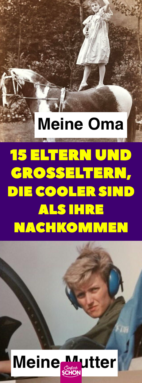 15 Familienfotos: coole Eltern und Großeltern