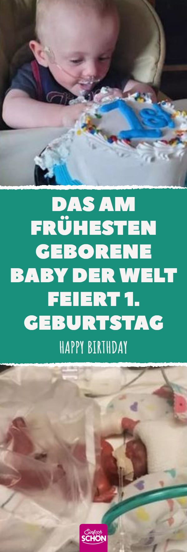 Das am frühesten geborene Baby der Welt feiert 1. Geburtstag