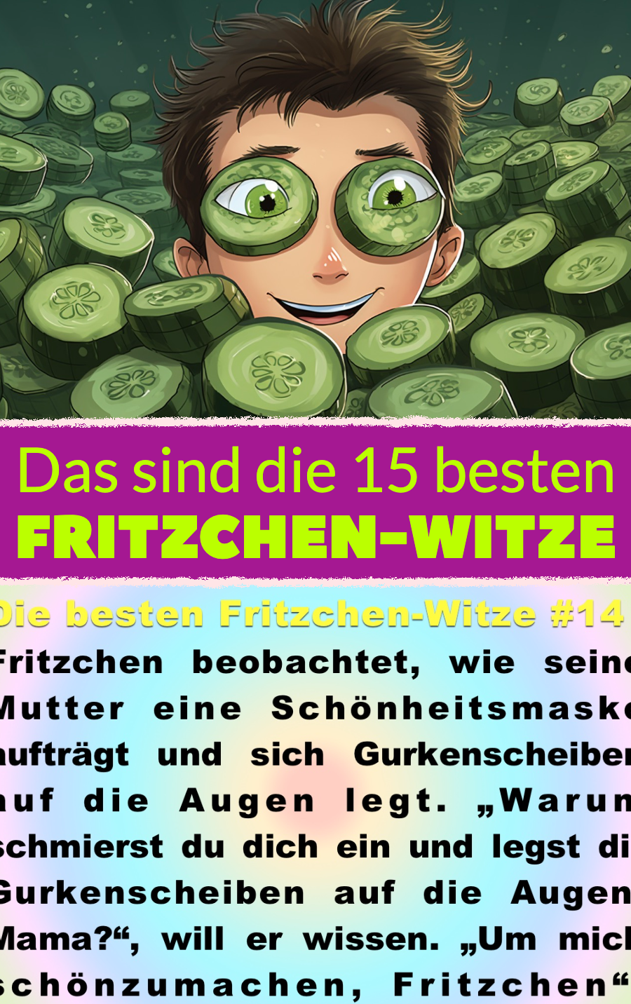 Witz des Tages: Die 15 besten Fritzchen-Witze