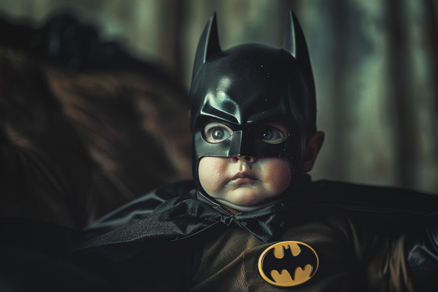 Batman als Baby.