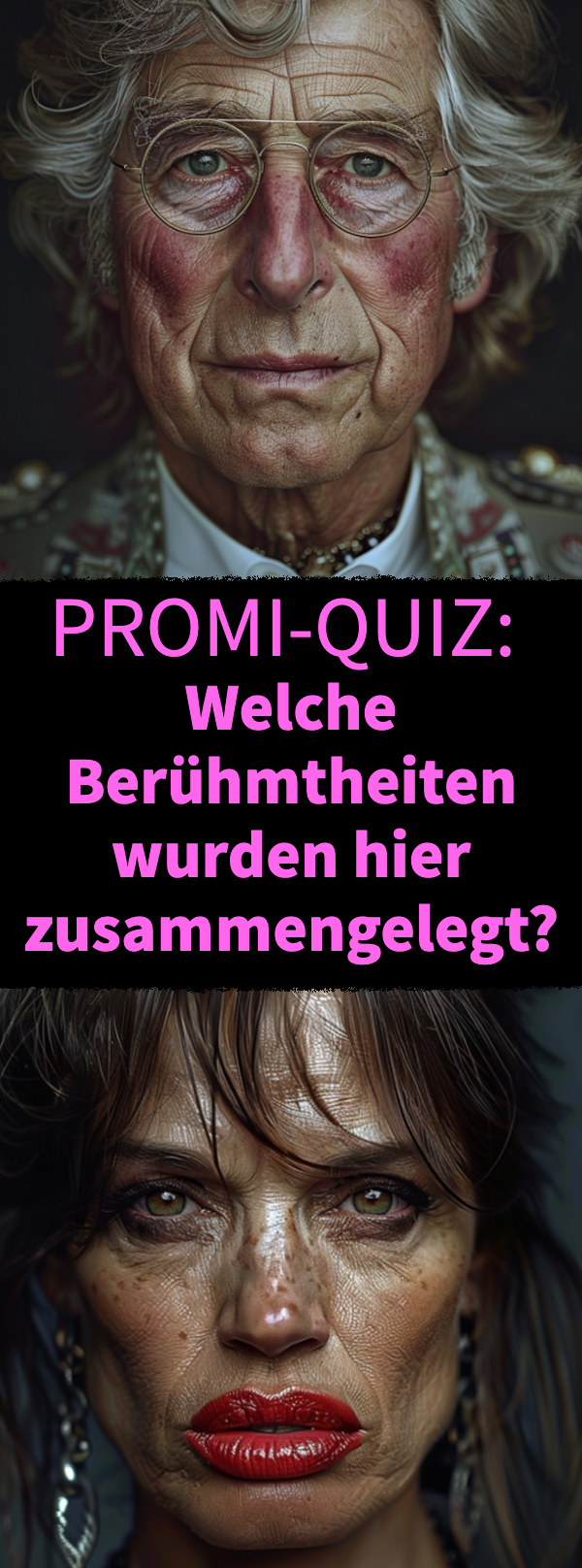 Quiz: Erkennst du diese Promis? Achtung – es sind immer zwei in einem Gesicht!