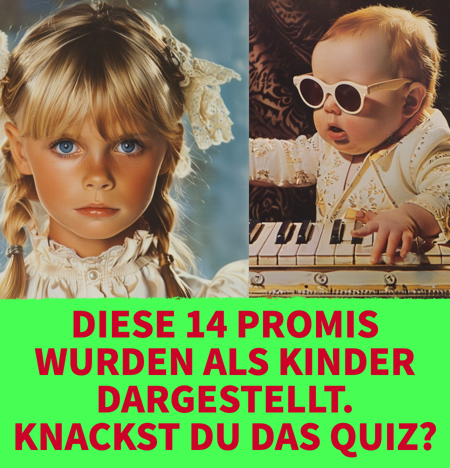 Diese 14 Promis wurden als Kinder dargestellt. Knackst du das Quiz?