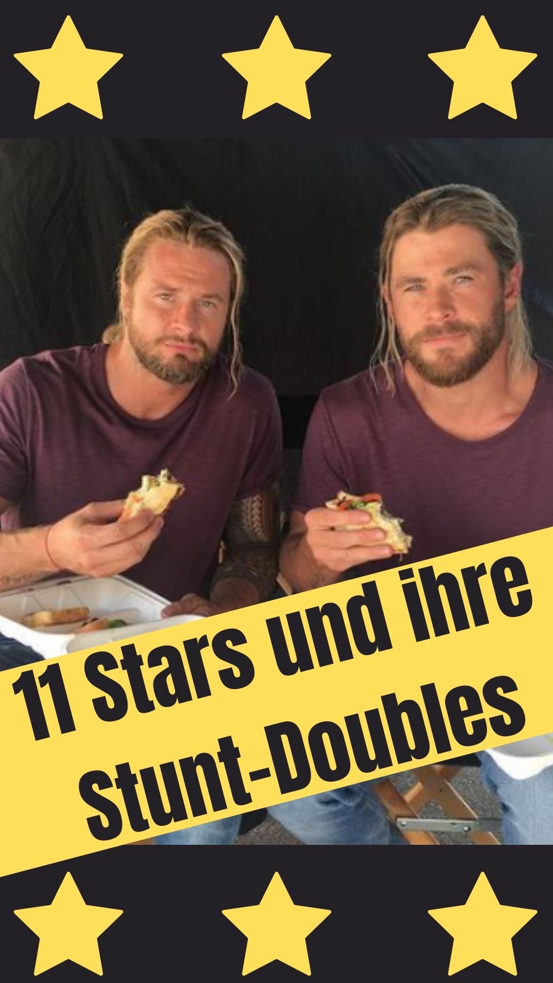 11 Stars und ihre Stunt-Doubles